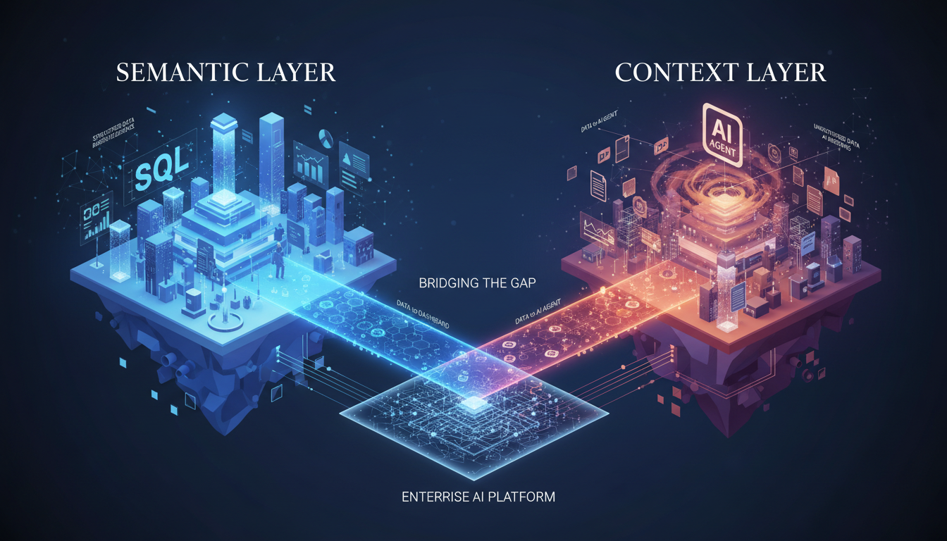Bridging the Gap: Why Your Enterprise AI Needs Both a Semantic and Context Layer