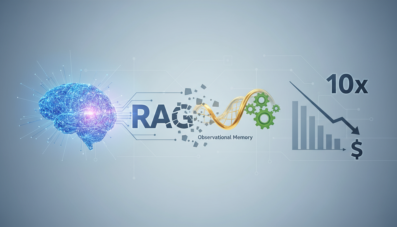 Rethinking RAG: How Observational Memory is Disrupting AI Frameworks and Cutting Costs by 10x