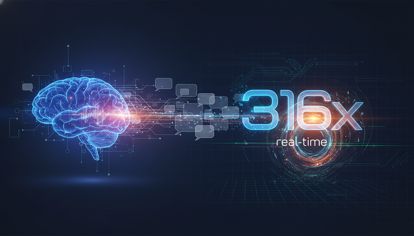 Rethinking Voice AI: The 316x Revolution in Real-Time Conversational Technology